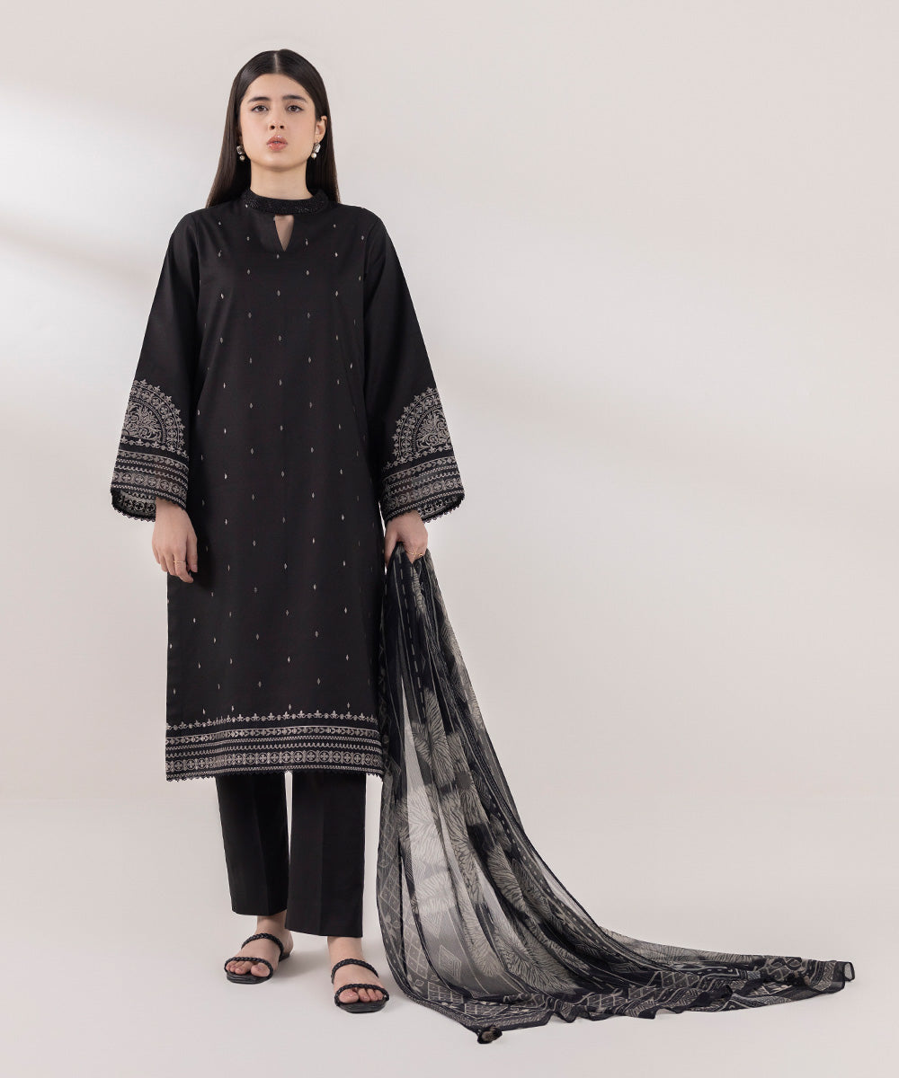 Sapphire | Intermix 2024 | Cambric Suit S-43 by Designer Sapphire - House of Maryam - Pakistani Designer Ethnic Wear in {{ shop.shopifyCountryName }}