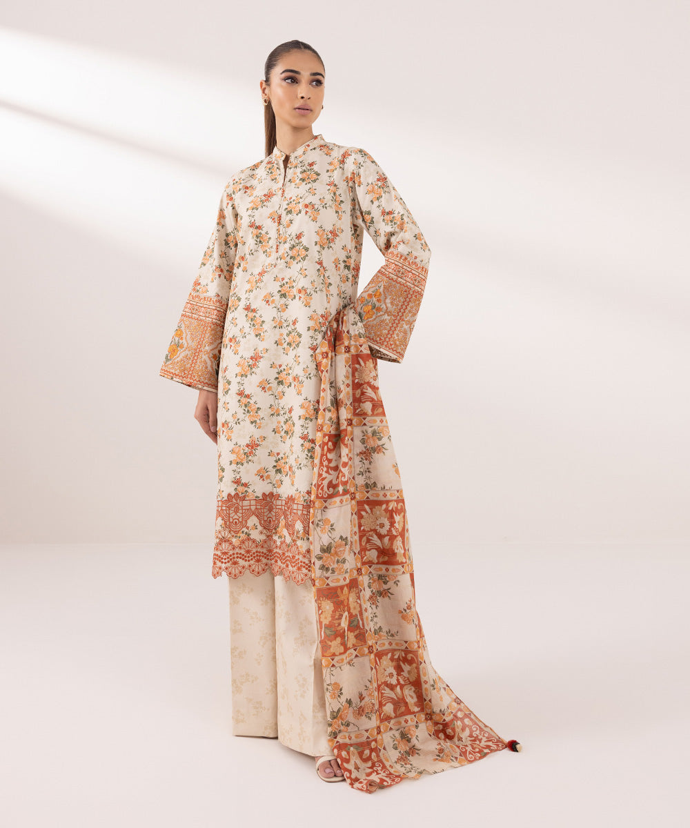 Sapphire | Intermix 2024 | Cambric Suit S-44 by Designer Sapphire - House of Maryam - Pakistani Designer Ethnic Wear in {{ shop.shopifyCountryName }}