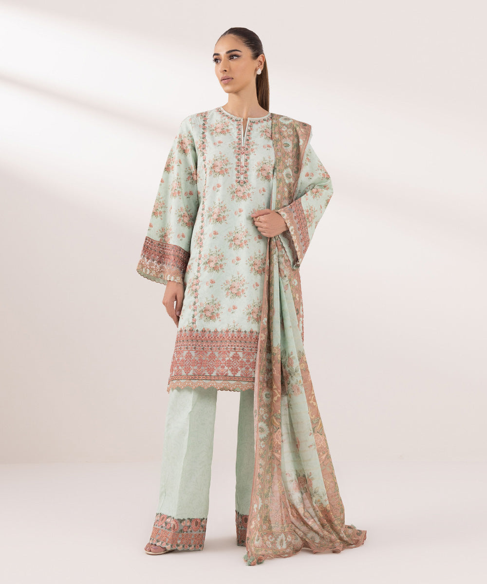 Sapphire | Intermix 2024 | Cambric Suit S-45 by Designer Sapphire - House of Maryam - Pakistani Designer Ethnic Wear in {{ shop.shopifyCountryName }}