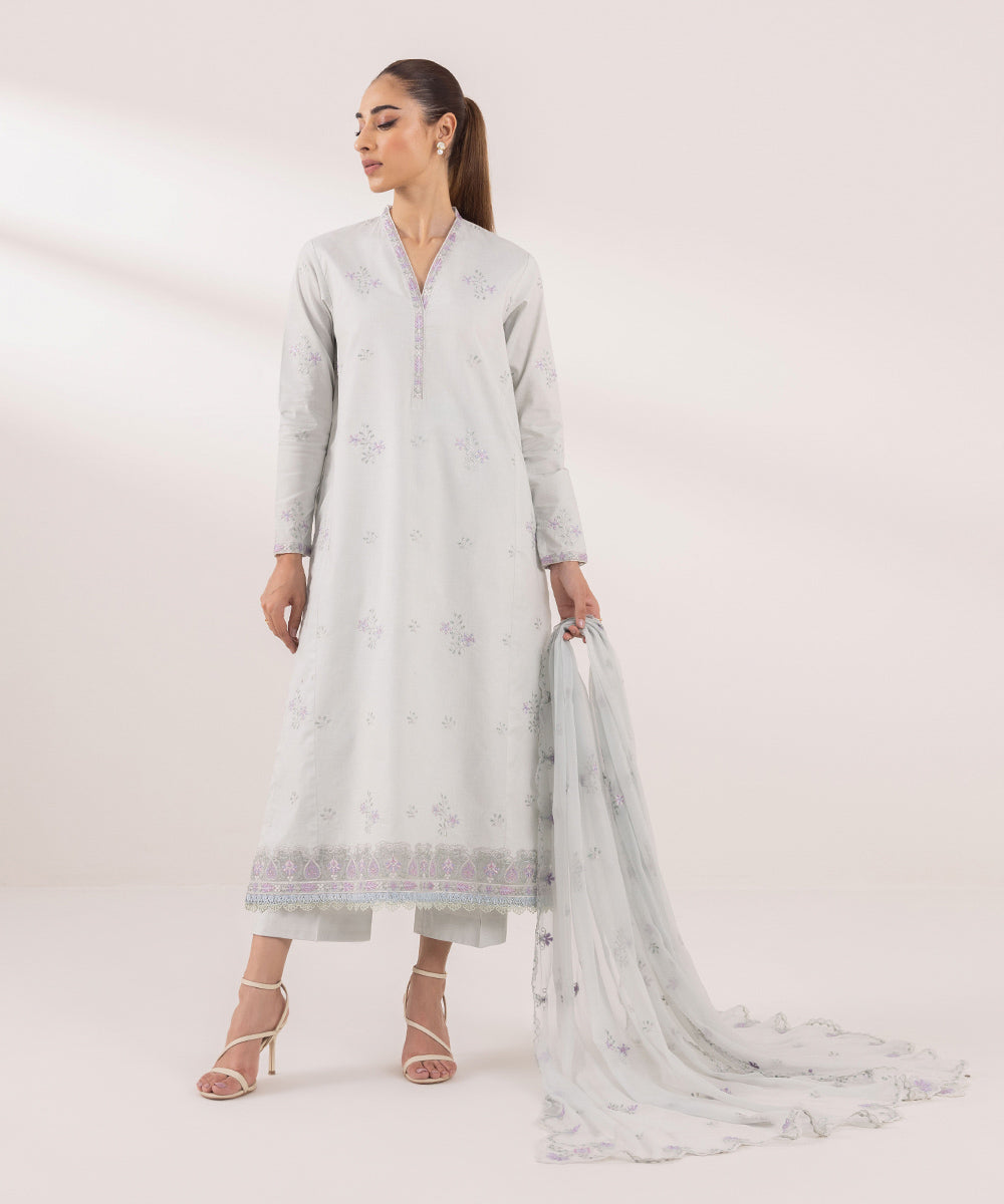 Sapphire | Intermix 2024 | Cambric Suit S-14 by Designer Sapphire - House of Maryam - Pakistani Designer Ethnic Wear in {{ shop.shopifyCountryName }}