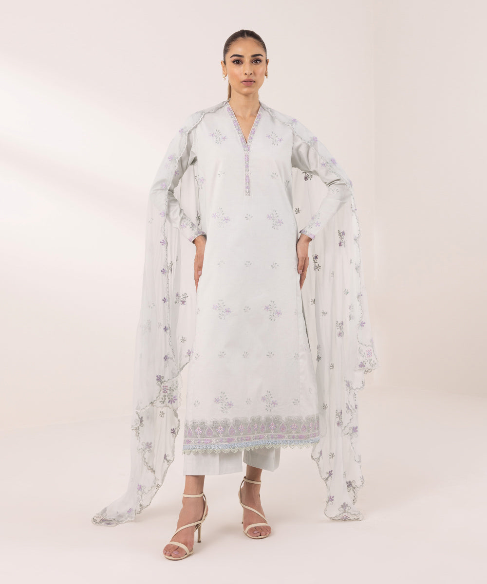 Sapphire | Intermix 2024 | Cambric Suit S-14 by Designer Sapphire - House of Maryam - Pakistani Designer Ethnic Wear in {{ shop.shopifyCountryName }}