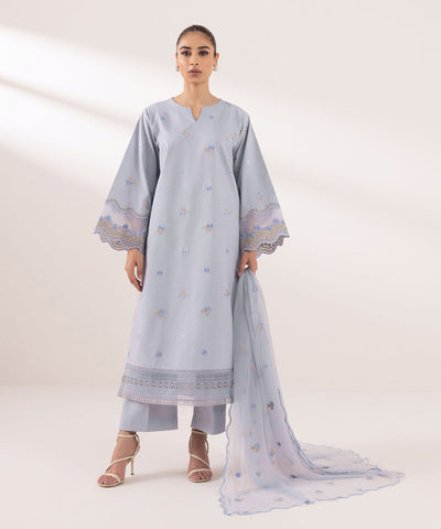 Sapphire | Intermix 2024 | Cambric Suit S-15 -  Sapphire Casuals - Original Designer Dress - House of Maryam