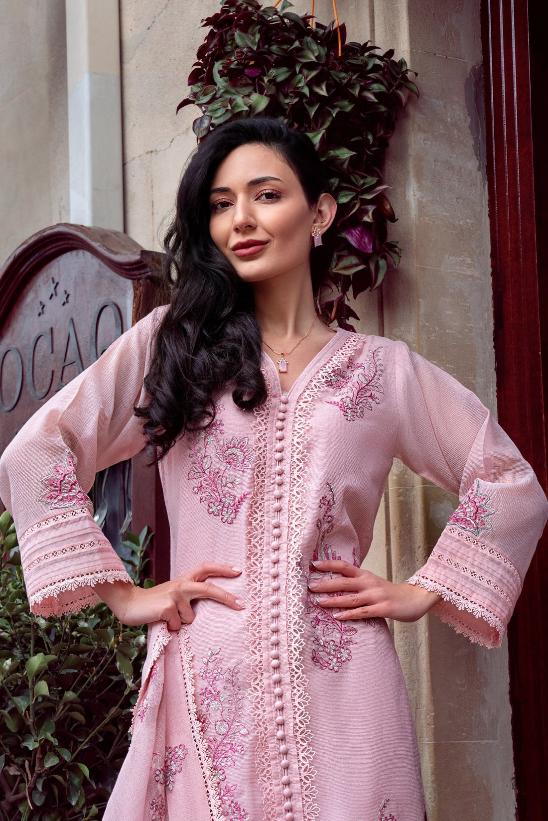 Muntaha | Noore e Zaib | Pastel Pink - Zahree