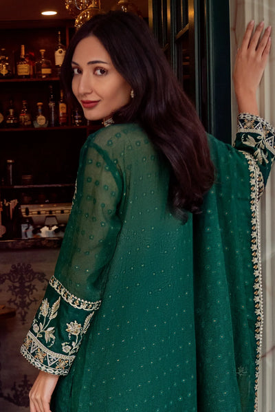 Muntaha | Noore e Zaib | Emerald Green - Zaina