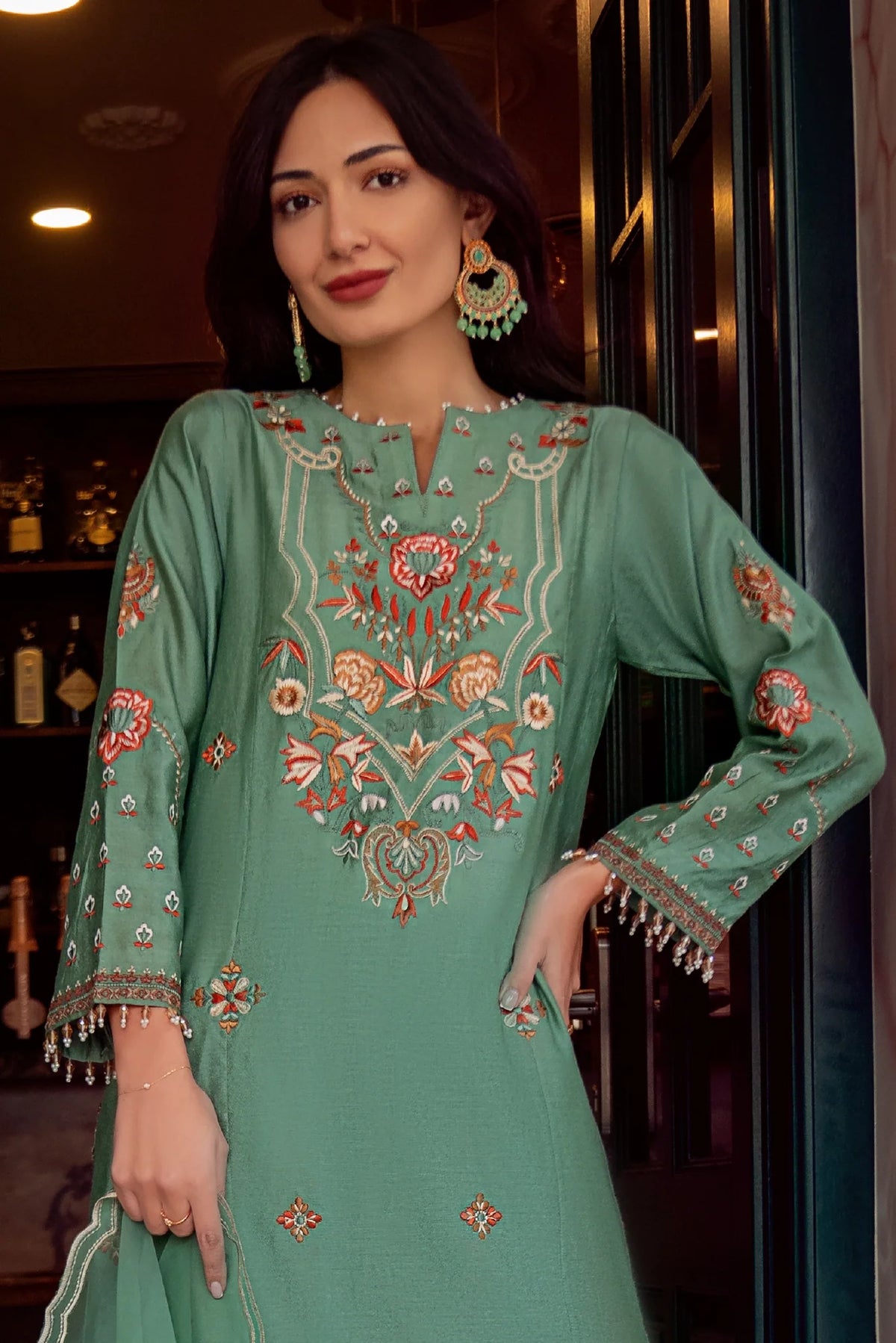 Muntaha | Noore e Zaib | Teal Green - Emre-3