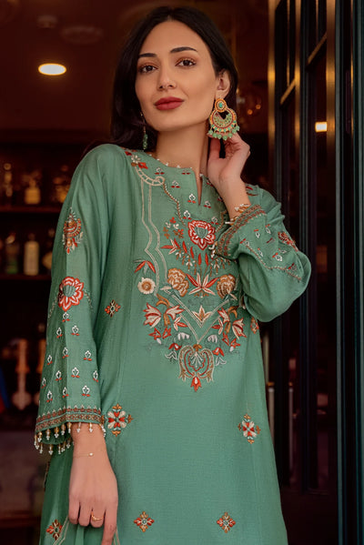 Muntaha | Noore e Zaib | Teal Green - Emre
