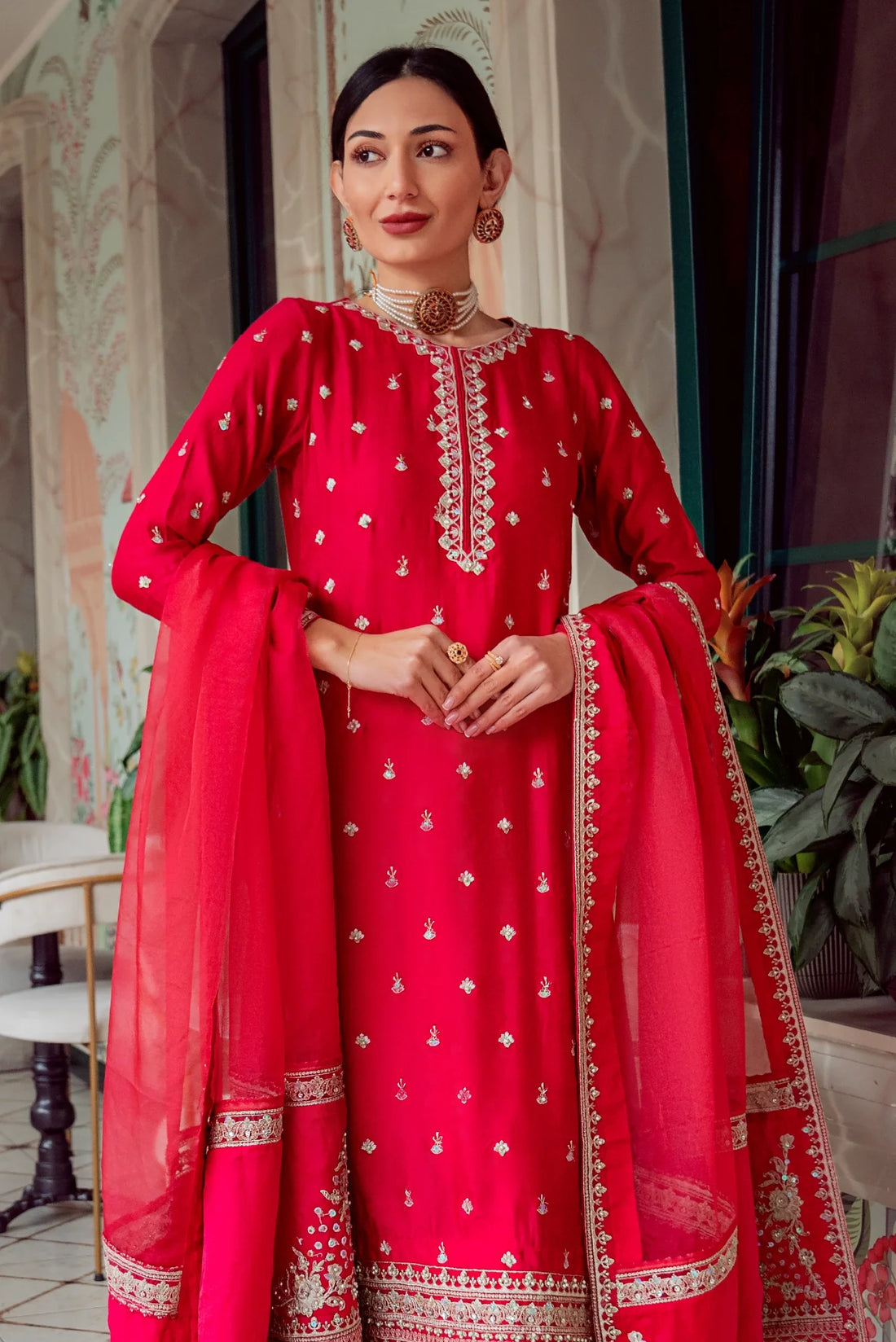 Muntaha | Noore e Zaib | Fucshia Pink - Mirana