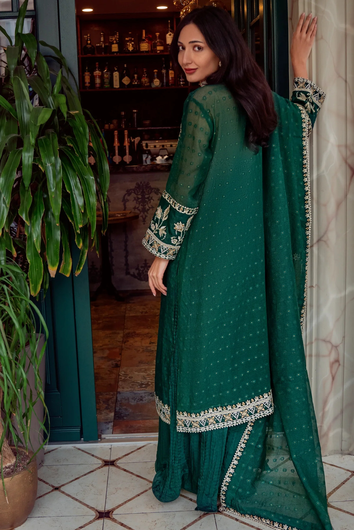 Muntaha | Noore e Zaib | Emerald Green - Zaina by Muntaha by Shanzay Fahad, image 6