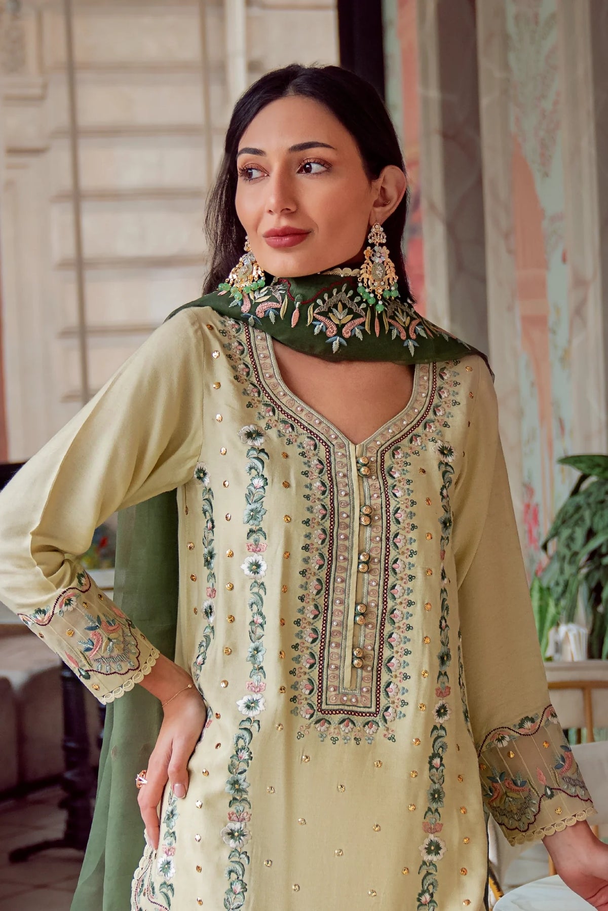 Muntaha | Noore e Zaib | Lime - Nazneen-5