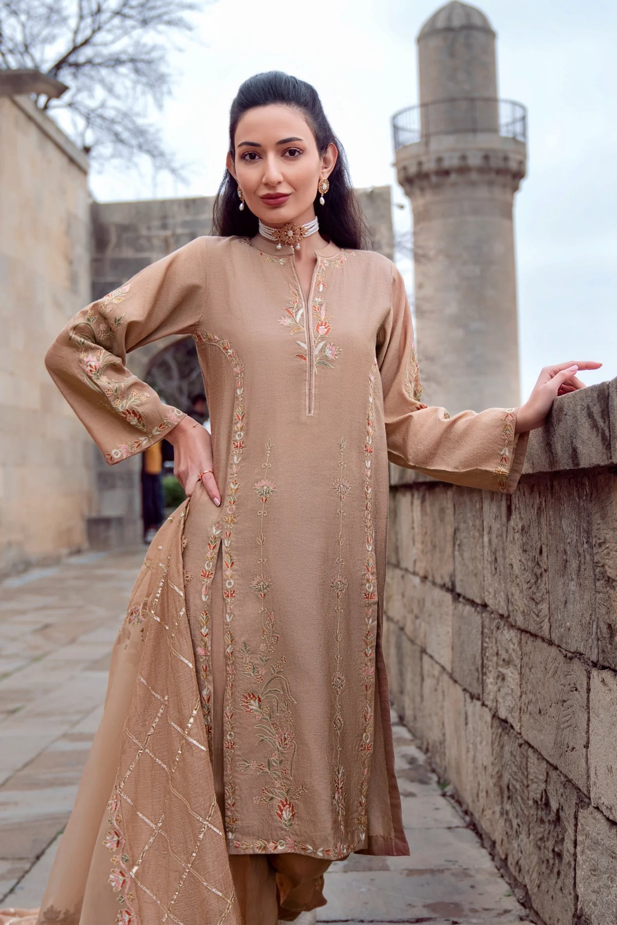 Muntaha | Noore e Zaib | Beige - Ruhiya-7