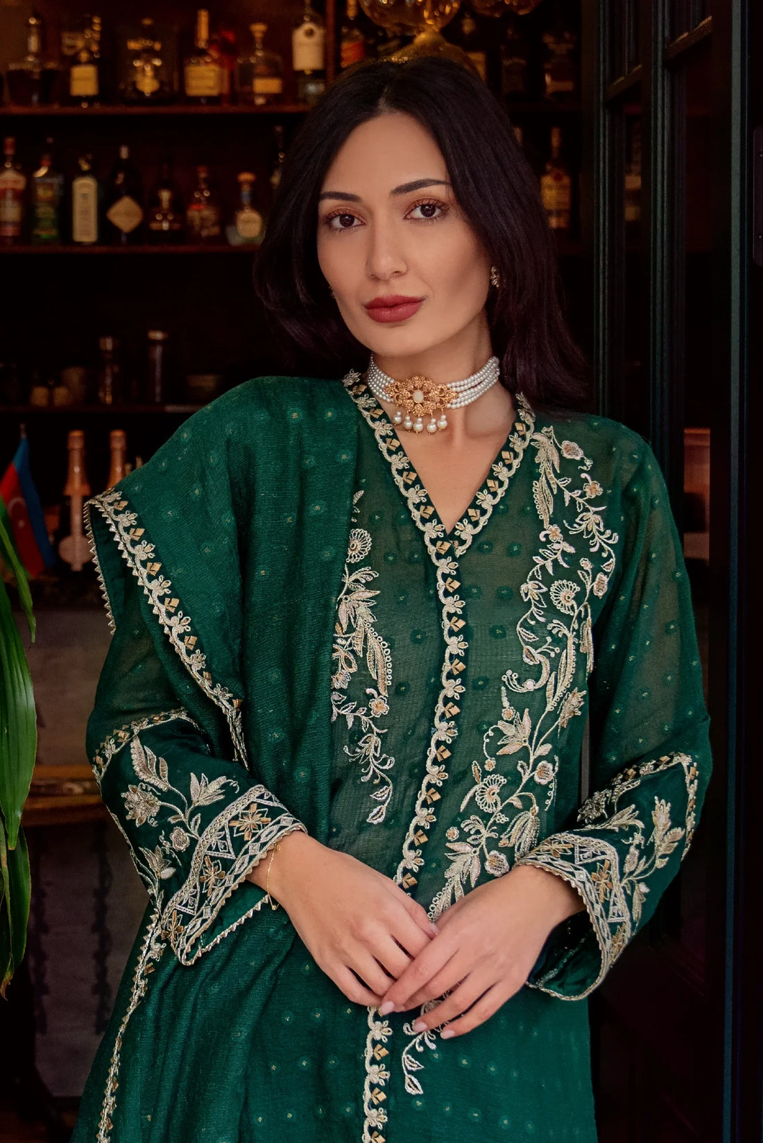 Muntaha | Noore e Zaib | Emerald Green - Zaina