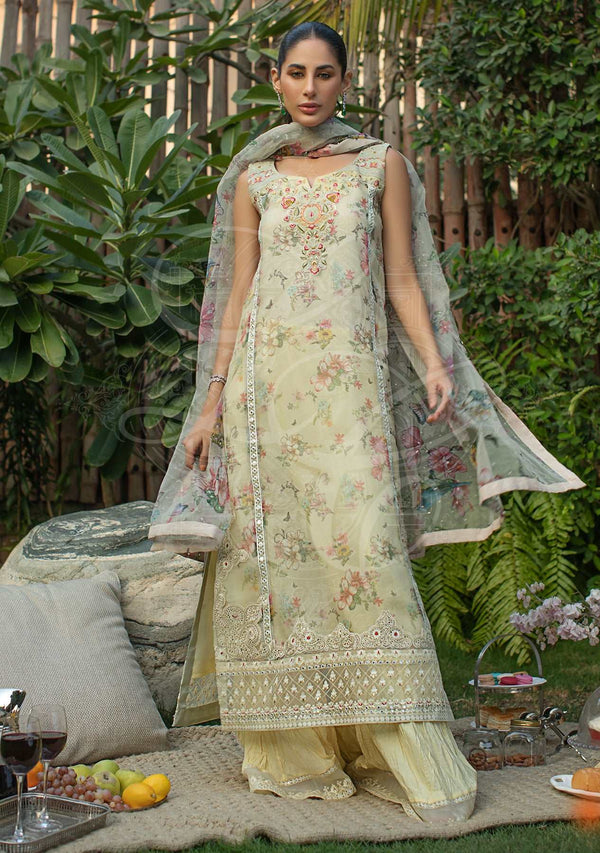 Layla Chatoor | Luxury Pret | Yellow Floral-1
