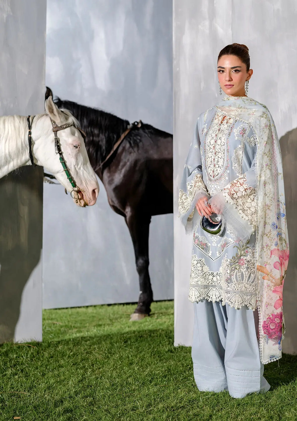 Elaf Premium | Luxury Lawn 25 | ELH-7B ISSABEL -  Elaf Premium Ladies Clothes - Original Designer Dress - House of Maryam