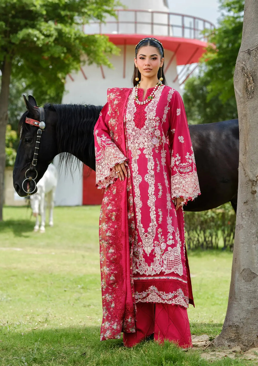 Elaf Premium | Luxury Lawn 25 | ELH-6B JULIET -  Elaf Premium Ladies Clothes - Original Designer Dress - House of Maryam