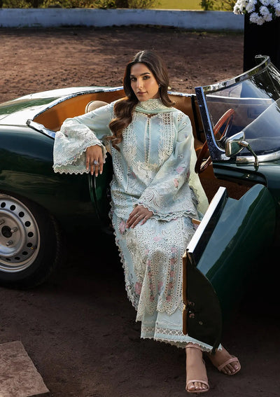 Kahf Premium | Luxury Lawn 25 | KLR-2B Garnet -  Kahf Premium Ladies Clothes - Original Designer Dress - House of Maryam
