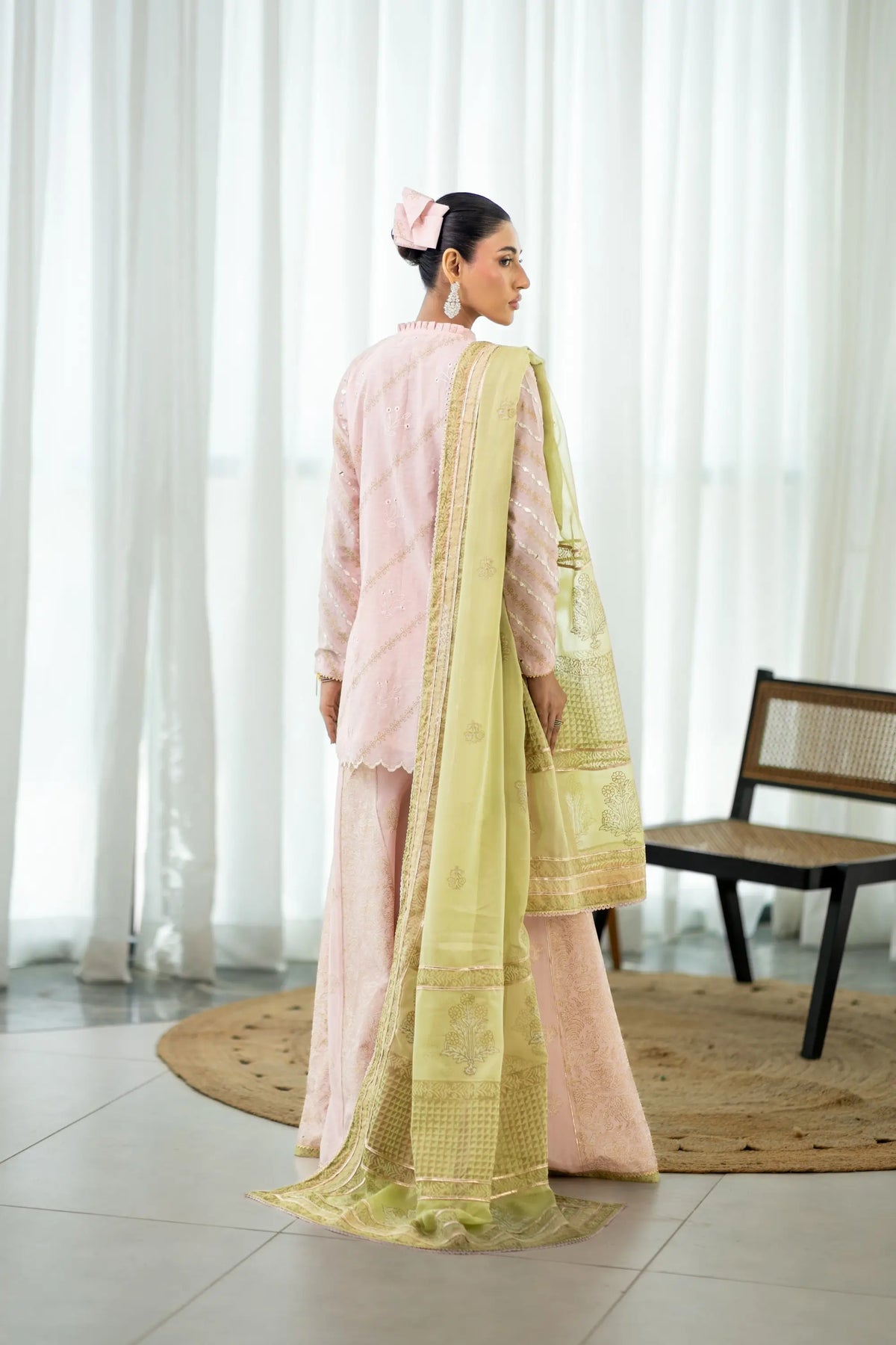 Wahaj M Khan | Sanam Luxe | Blush Block Sanam PS, image 2