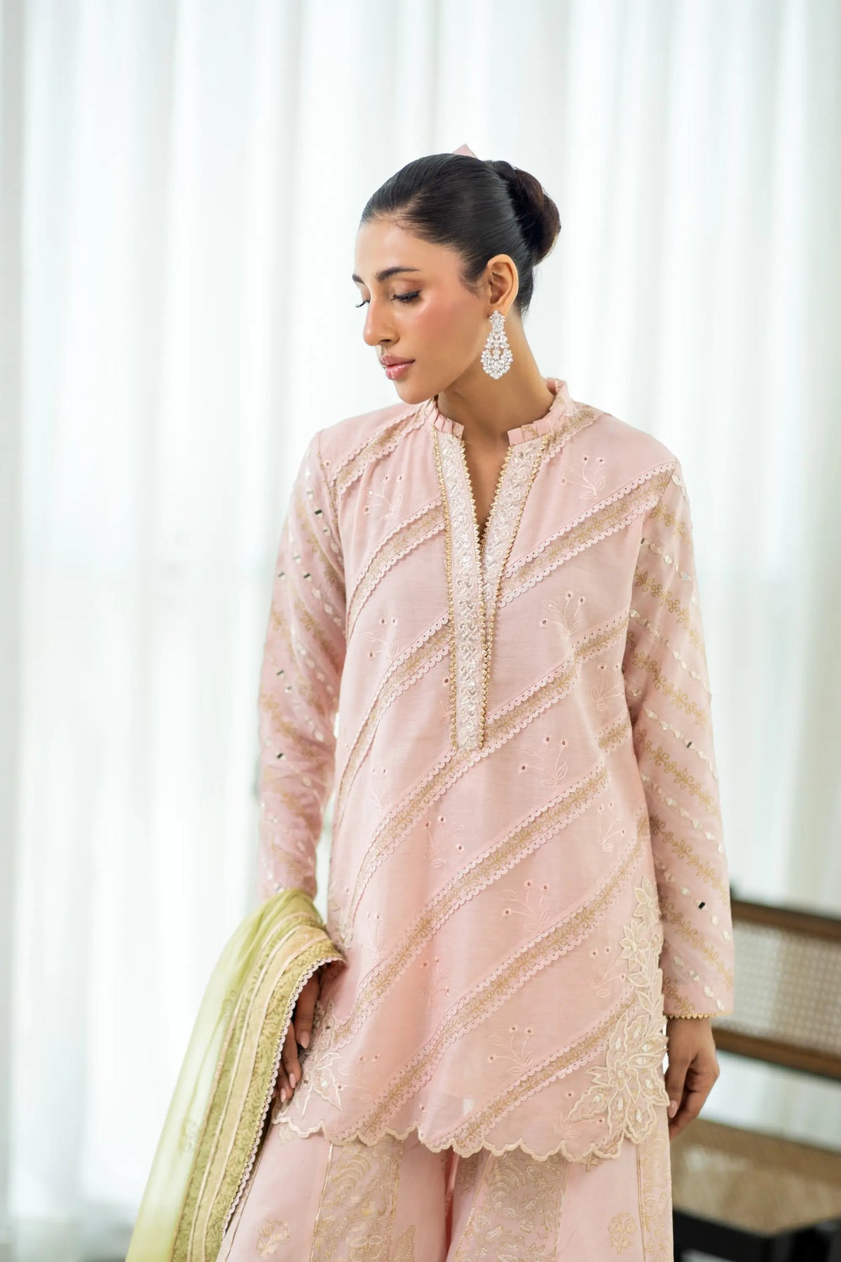Wahaj M Khan | Sanam Luxe | Blush Block Sanam PS, image 5