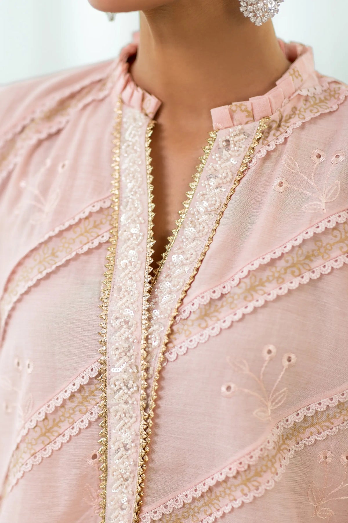 Wahaj M Khan | Sanam Luxe | Blush Block Sanam PS, image 3