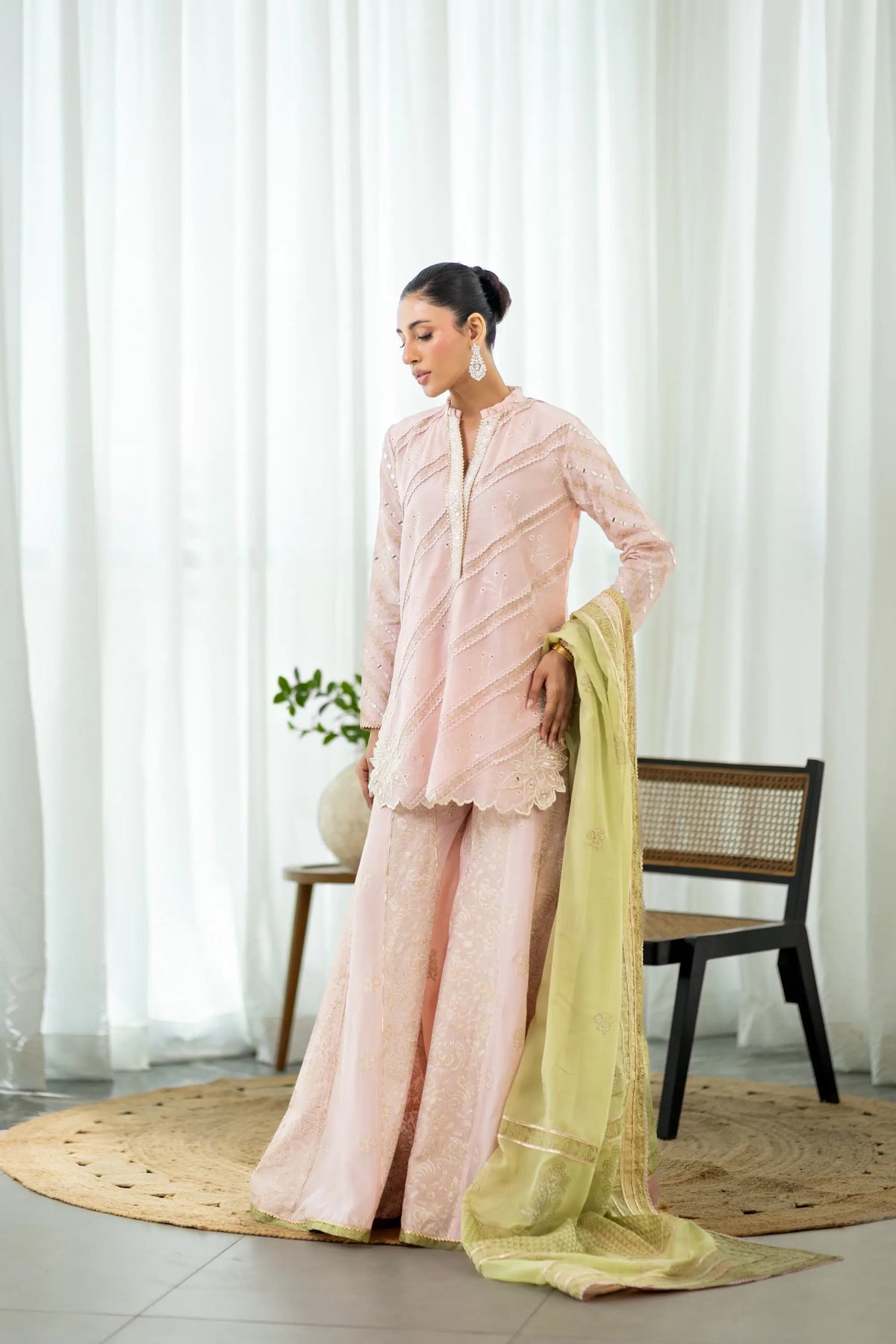 Wahaj M Khan | Sanam Luxe | Blush Block Sanam PS, image 6