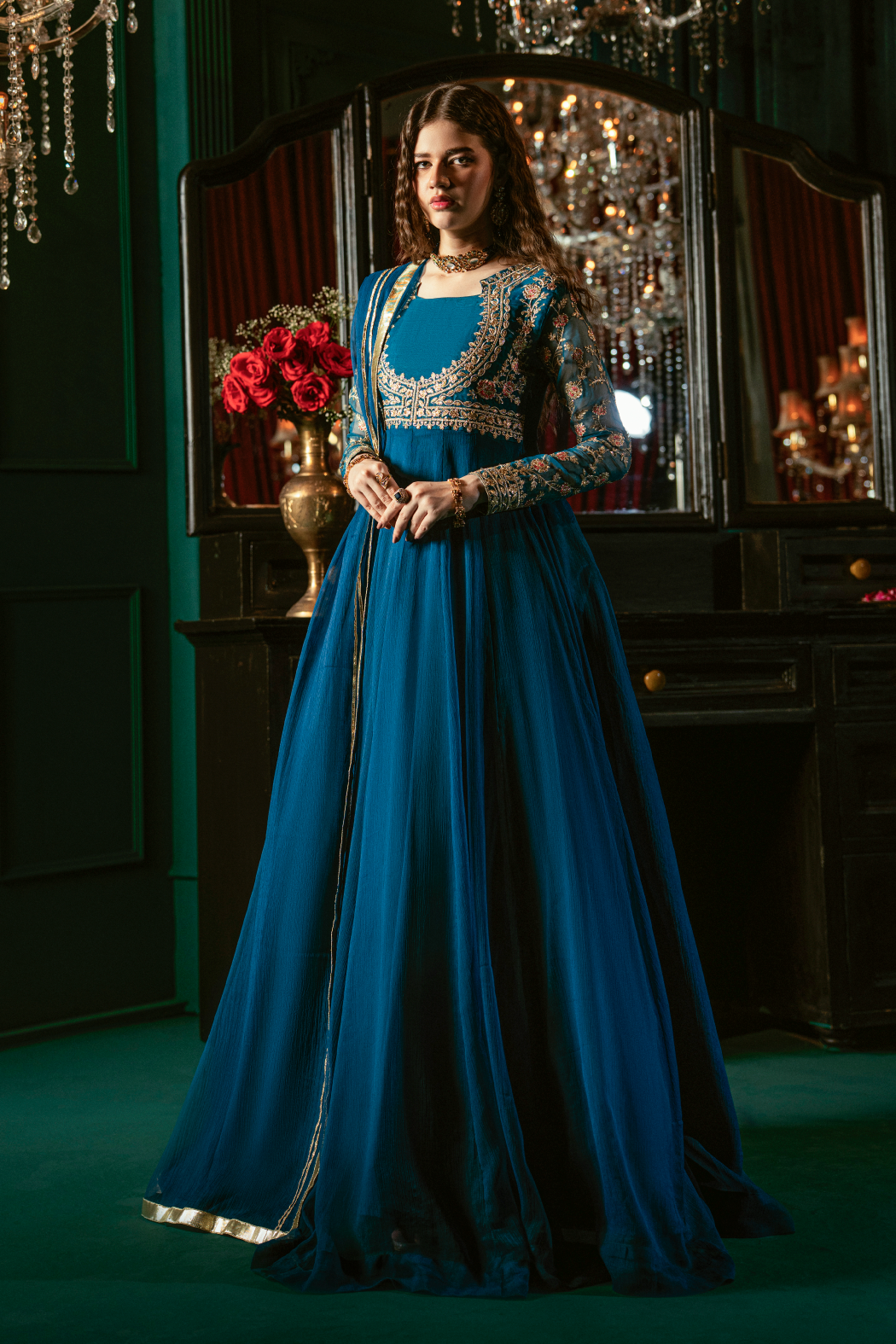 Hania & Umaimaz | Festive Collection | Mona -  Hania & Umaima  - Original Designer Dress - House of Maryam