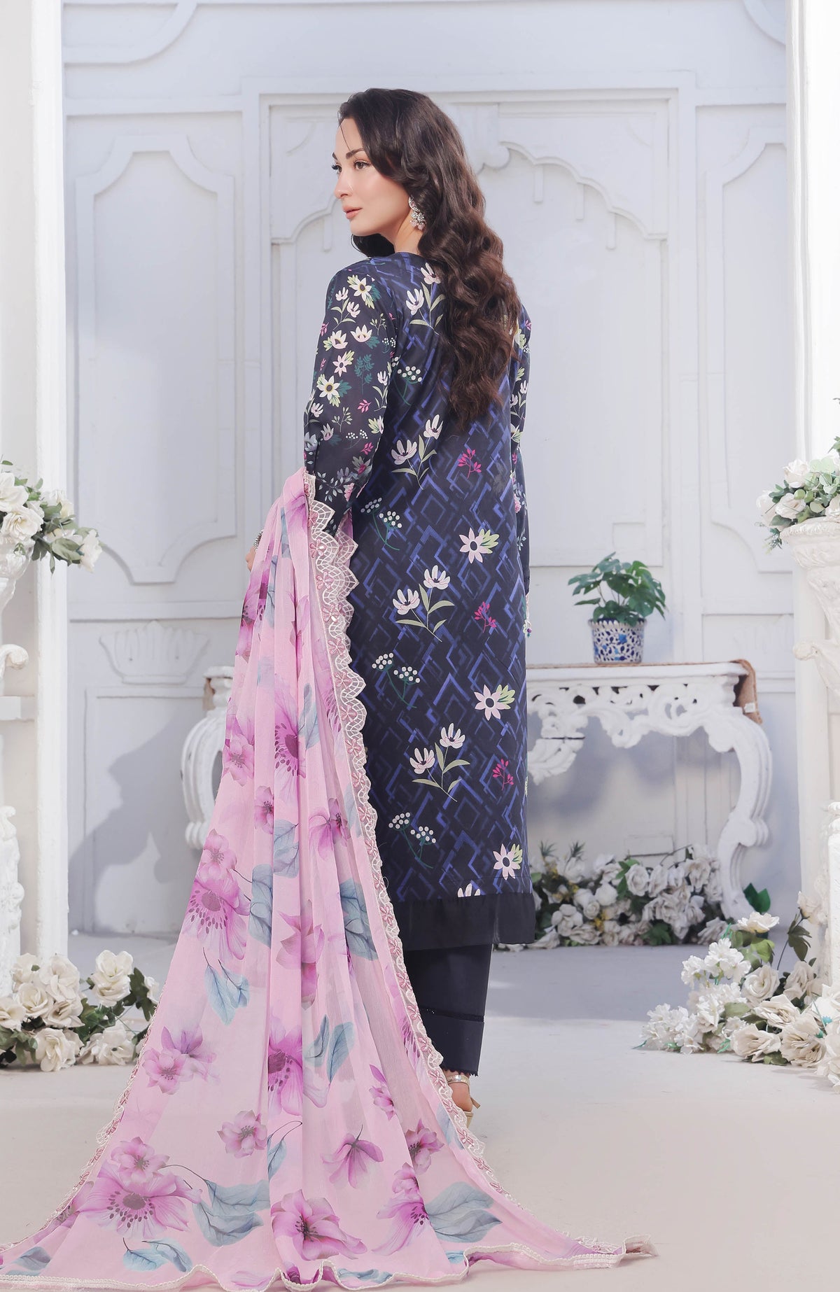 Al Zohaib | Applique Kari Cutwork Edit 25 | ACE-25-10 -  Alzohaib Ladies Clothes - Original Designer Dress - House of Maryam