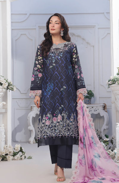 Al Zohaib | Applique Kari Cutwork Edit 25 | ACE-25-10 -  Alzohaib Ladies Clothes - Original Designer Dress - House of Maryam