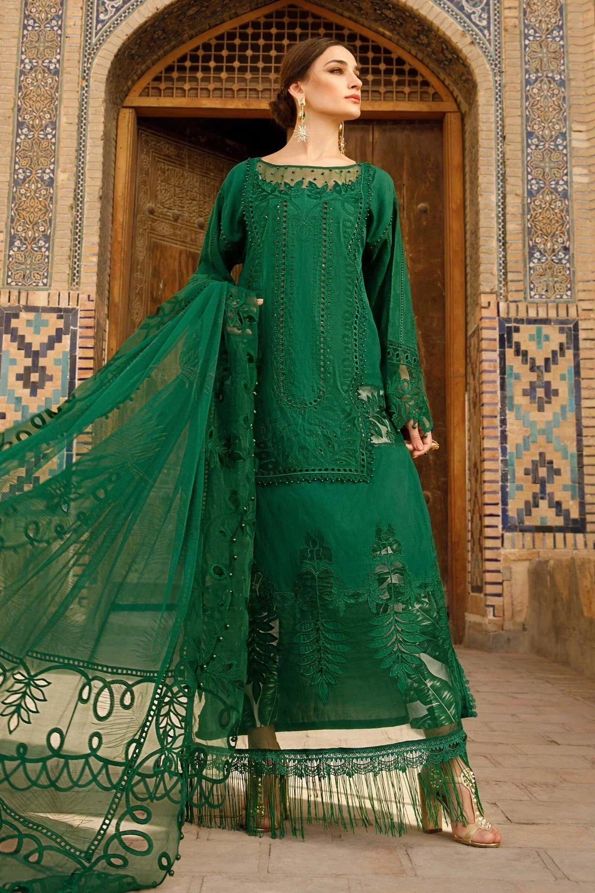 Maria B | Luxury Lawn | D-2310-B by Designer Maria B - House of Maryam - Pakistani Designer Ethnic Wear in {{ shop.shopifyCountryName }}