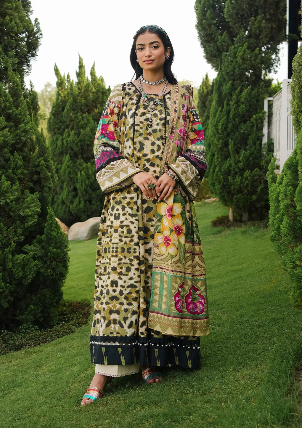 Elaf Premium | Printed Collection 24 | EEP-06B - Wonders -  Elaf Premium Casuals - Original Designer Dress - House of Maryam