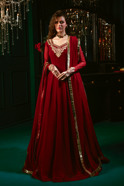 Hania & Umaimaz | Festive Collection | Zeba -  Hania & Umaima  - Original Designer Dress - House of Maryam