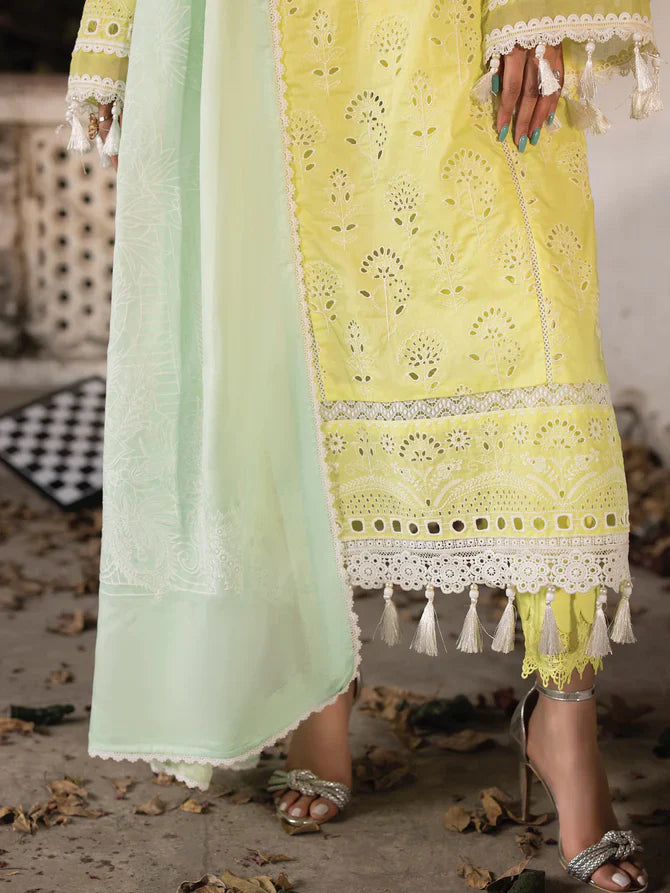 Faiza Faisal | Maya Luxury Lawn | Derya -  Faiza Faisal Luxury - Original Designer Dress - House of Maryam