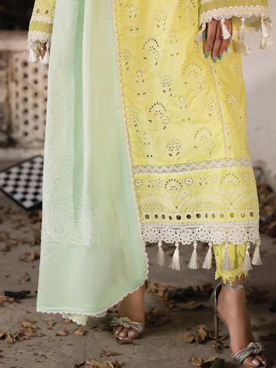 Faiza Faisal | Maya Luxury Lawn | Derya -  Faiza Faisal Luxury - Original Designer Dress - House of Maryam
