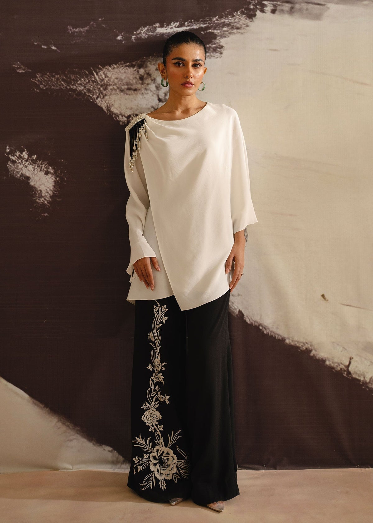 Mahgul | Eye of Cemal | Ivory Indulgence -  Mahgul Ladies Clothes - Original Designer Dress - House of Maryam