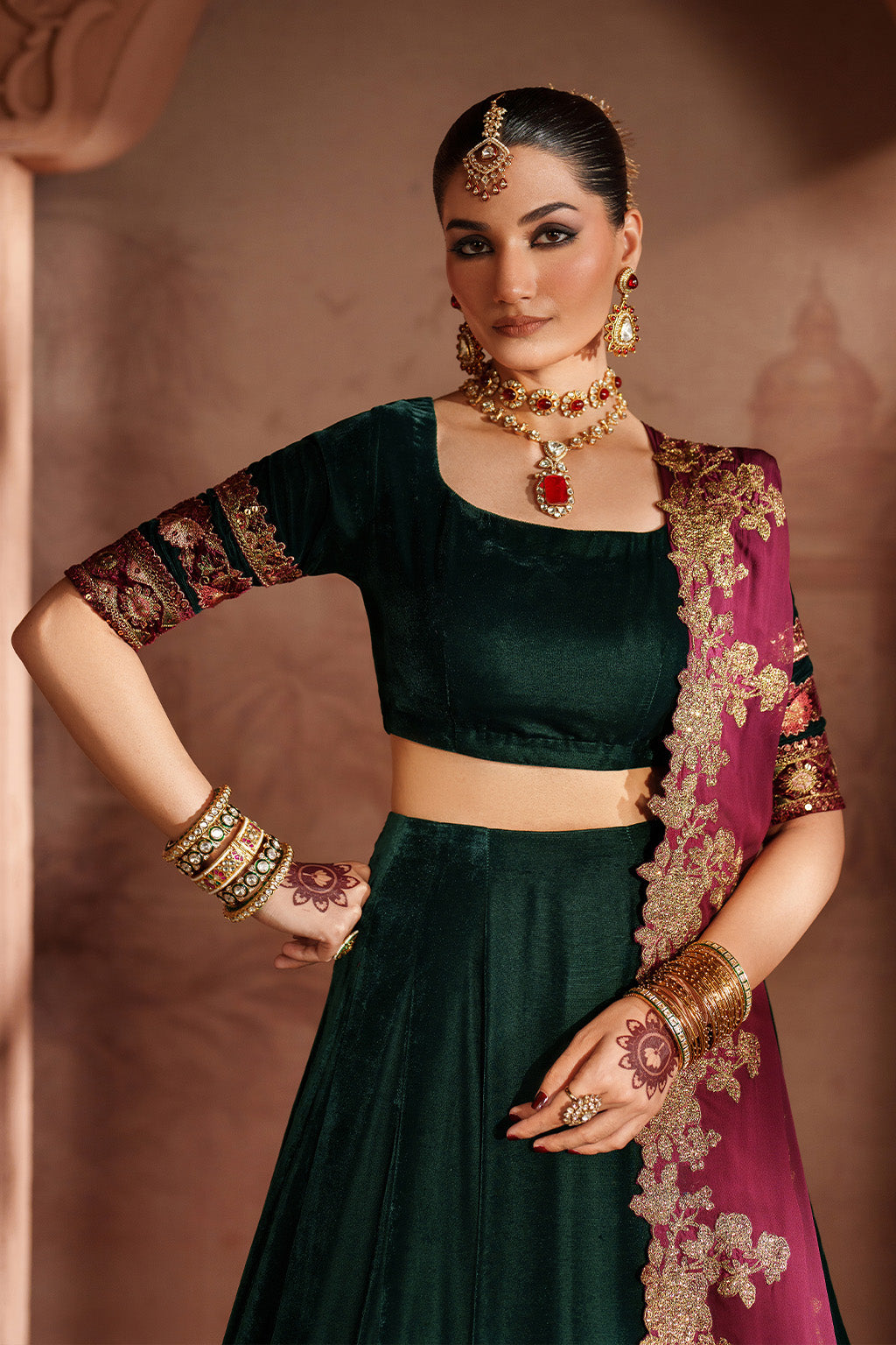Iznik | Velvet 25 | IV-65 Embroidered Velvet, image 4