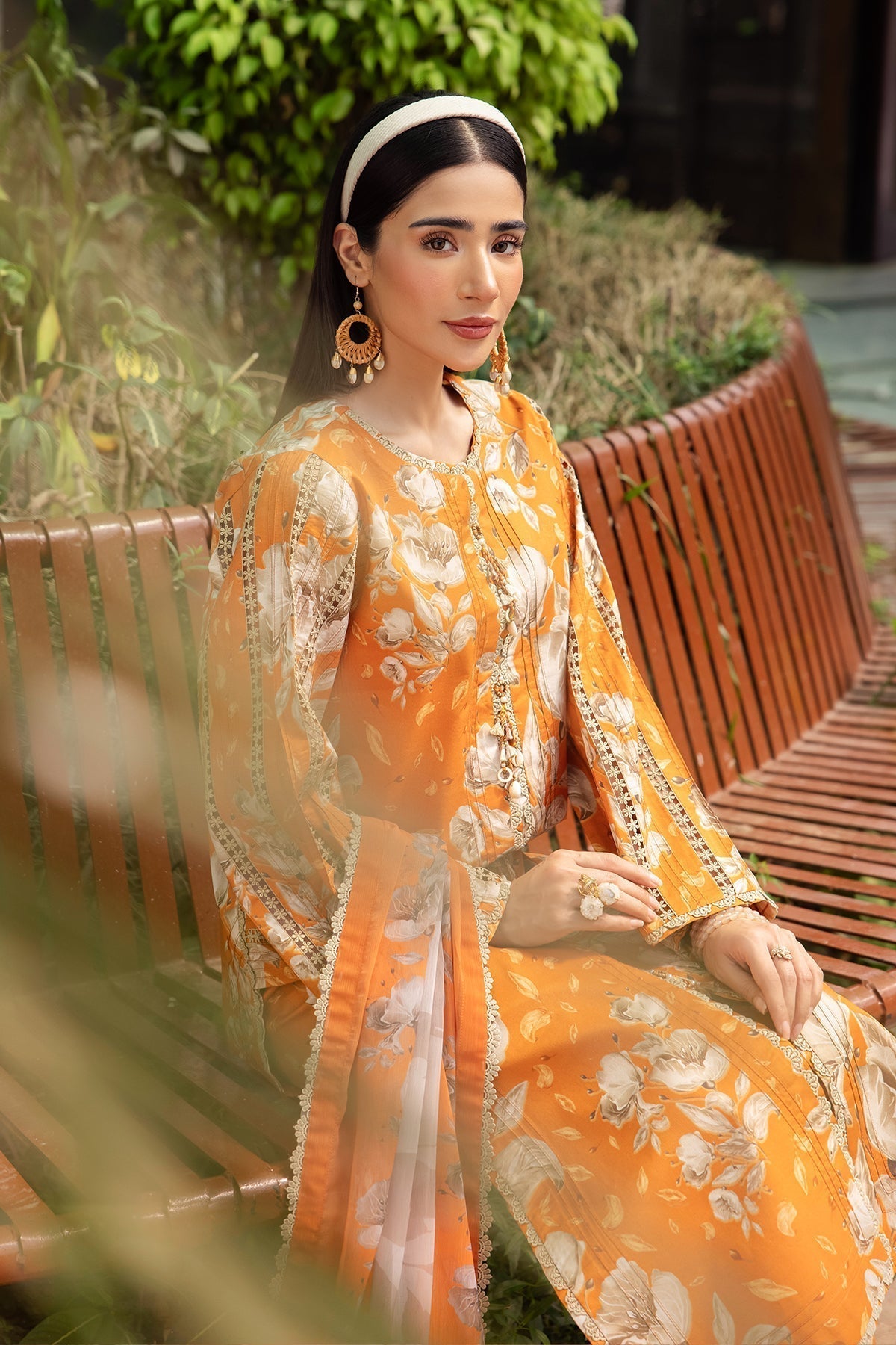 Alizeh | Sheen Lawn Prints 24 | SUNFLOWER -  Alizeh Casuals - Original Designer Dress - House of Maryam