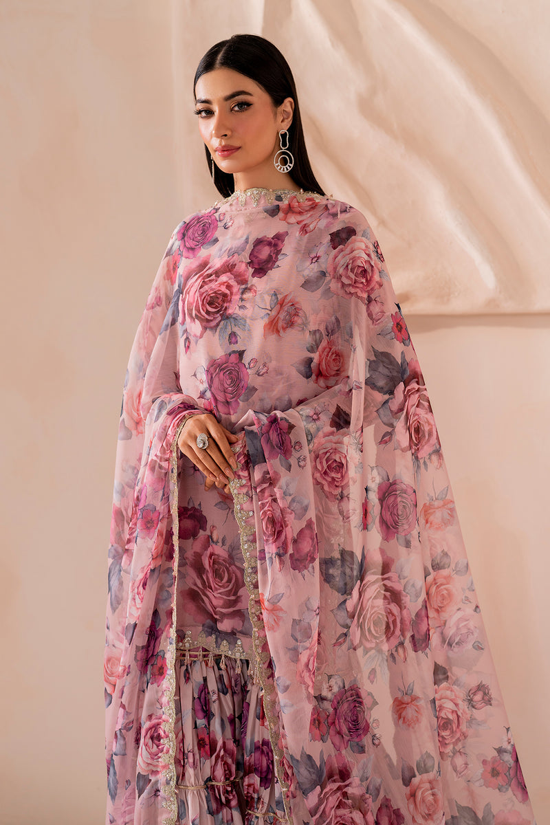 Baroque | Formal Collection | CHIFFON UF-708 -  Baroque Ladies Clothes - Original Designer Dress - House of Maryam