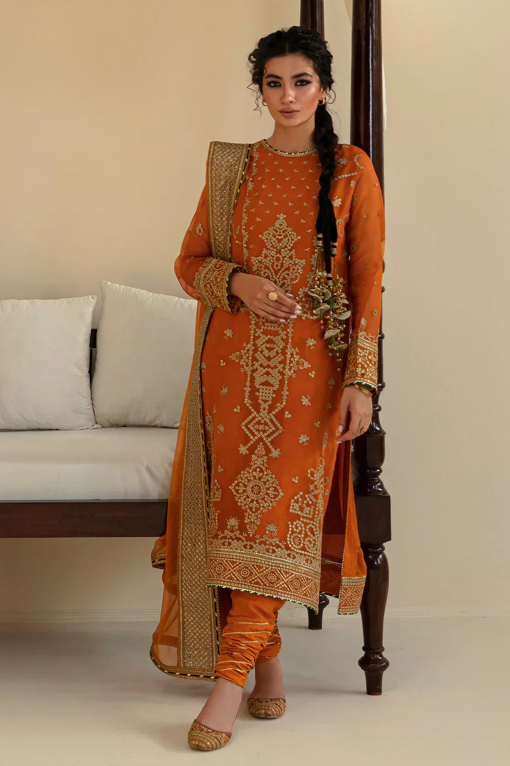 Baroque | Formals Collection | UF-392 -  Baroque Formal - Original Designer Dress - House of Maryam