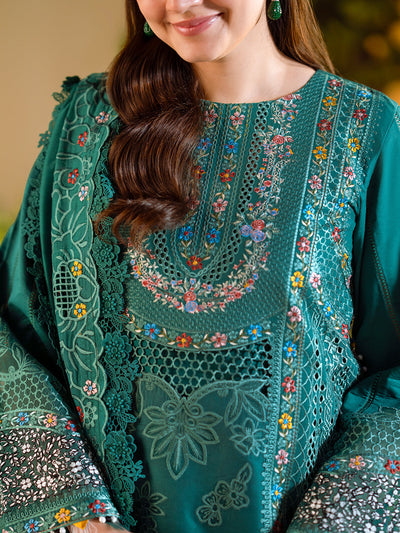 Bin Ilyas | Freesia Embroidered Lawn 25 | 102 - A -  Bin Ilyas Ladies Clothes - Original Designer Dress - House of Maryam