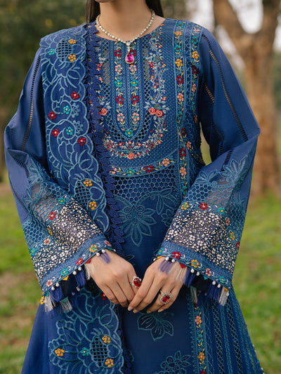 Bin Ilyas | Freesia Embroidered Lawn 25 | 102 - B -  Bin Ilyas Ladies Clothes - Original Designer Dress - House of Maryam