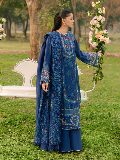Bin Ilyas | Freesia Embroidered Lawn 25 | 102 - B -  Bin Ilyas Ladies Clothes - Original Designer Dress - House of Maryam