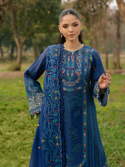 Bin Ilyas | Freesia Embroidered Lawn 25 | 102 - B -  Bin Ilyas Ladies Clothes - Original Designer Dress - House of Maryam