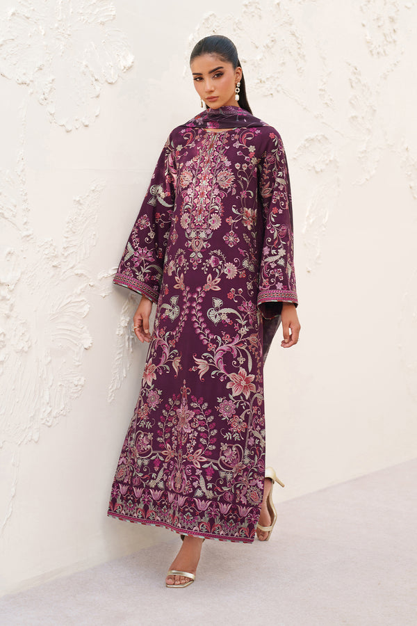Baroque | Formals Collection | EMBROIDERED RAW SILK UF-4382, image 4