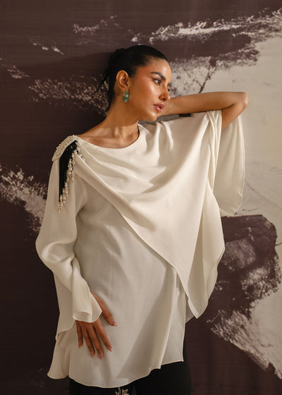 Mahgul | Eye of Cemal | Ivory Indulgence -  Mahgul Ladies Clothes - Original Designer Dress - House of Maryam