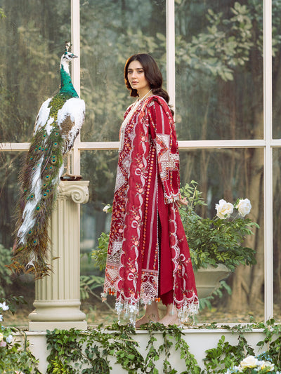 Bin Ilyas | Freesia Embroidered Lawn 25 | 103 - A -  Bin Ilyas Ladies Clothes - Original Designer Dress - House of Maryam