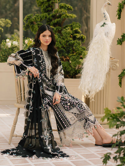 Bin Ilyas | Freesia Embroidered Lawn 25 | 103 - B -  Bin Ilyas Ladies Clothes - Original Designer Dress - House of Maryam