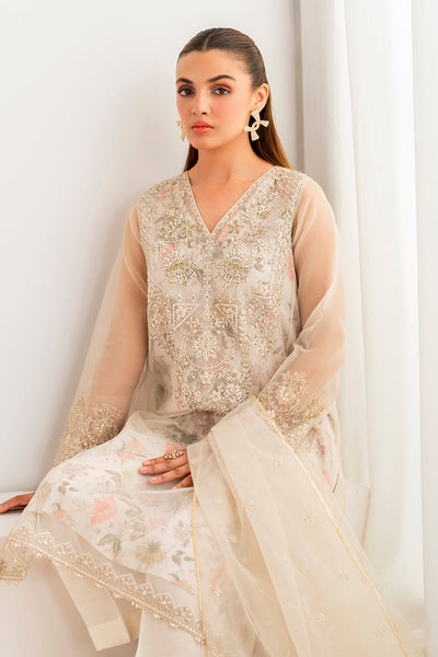 Baroque | Formal Collection | ORGANZA UF-699 -  Baroque Ladies Clothes - Original Designer Dress - House of Maryam