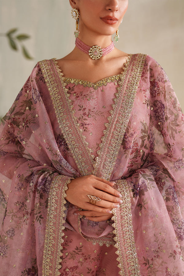 Baroque | Formals Collection | EMBROIDERED COTTON NET UF-4374, image 3