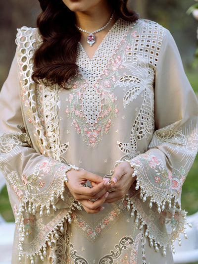 Bin Ilyas | Freesia Embroidered Lawn 25 | 104 - B -  Bin Ilyas Ladies Clothes - Original Designer Dress - House of Maryam