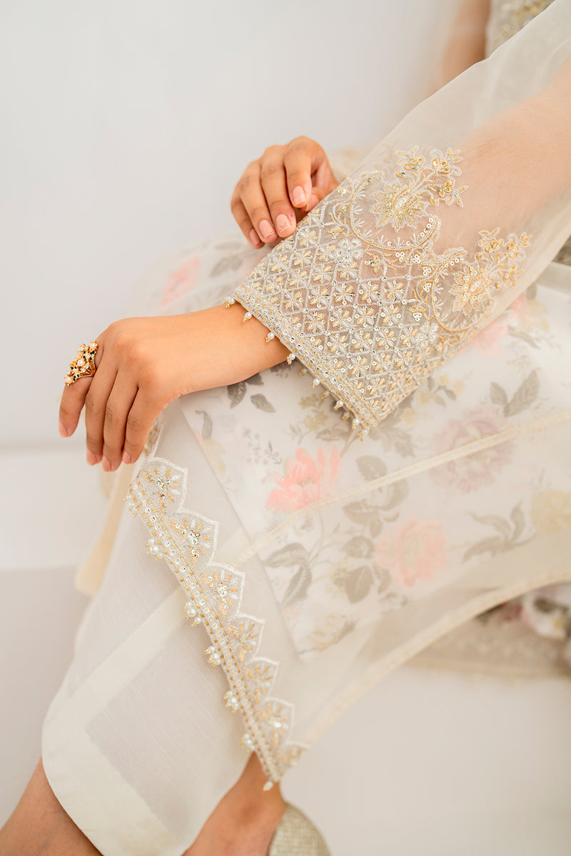 Baroque | Formal Collection | ORGANZA UF-699 -  Baroque Ladies Clothes - Original Designer Dress - House of Maryam