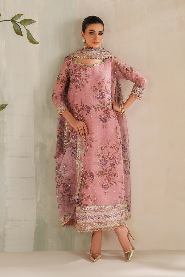 Baroque | Formals Collection | EMBROIDERED COTTON NET UF-4374, image 4