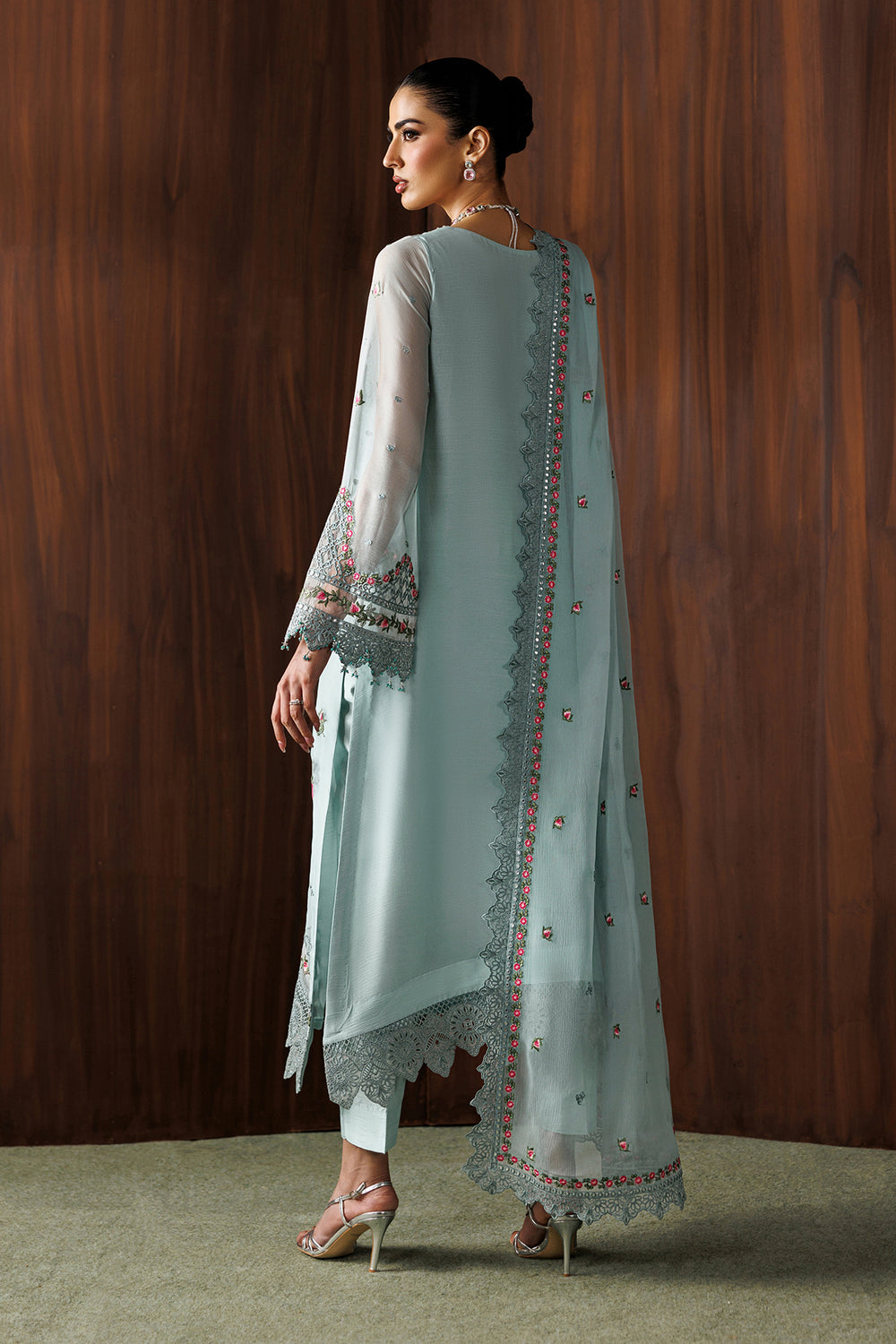 Baroque | Formals Collection | EMBROIDERED CHIFFON UF-4438, image 2